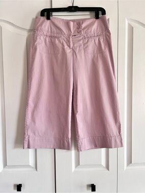 EUC Anthropologie Sitwell culottes capri cropped pants 4